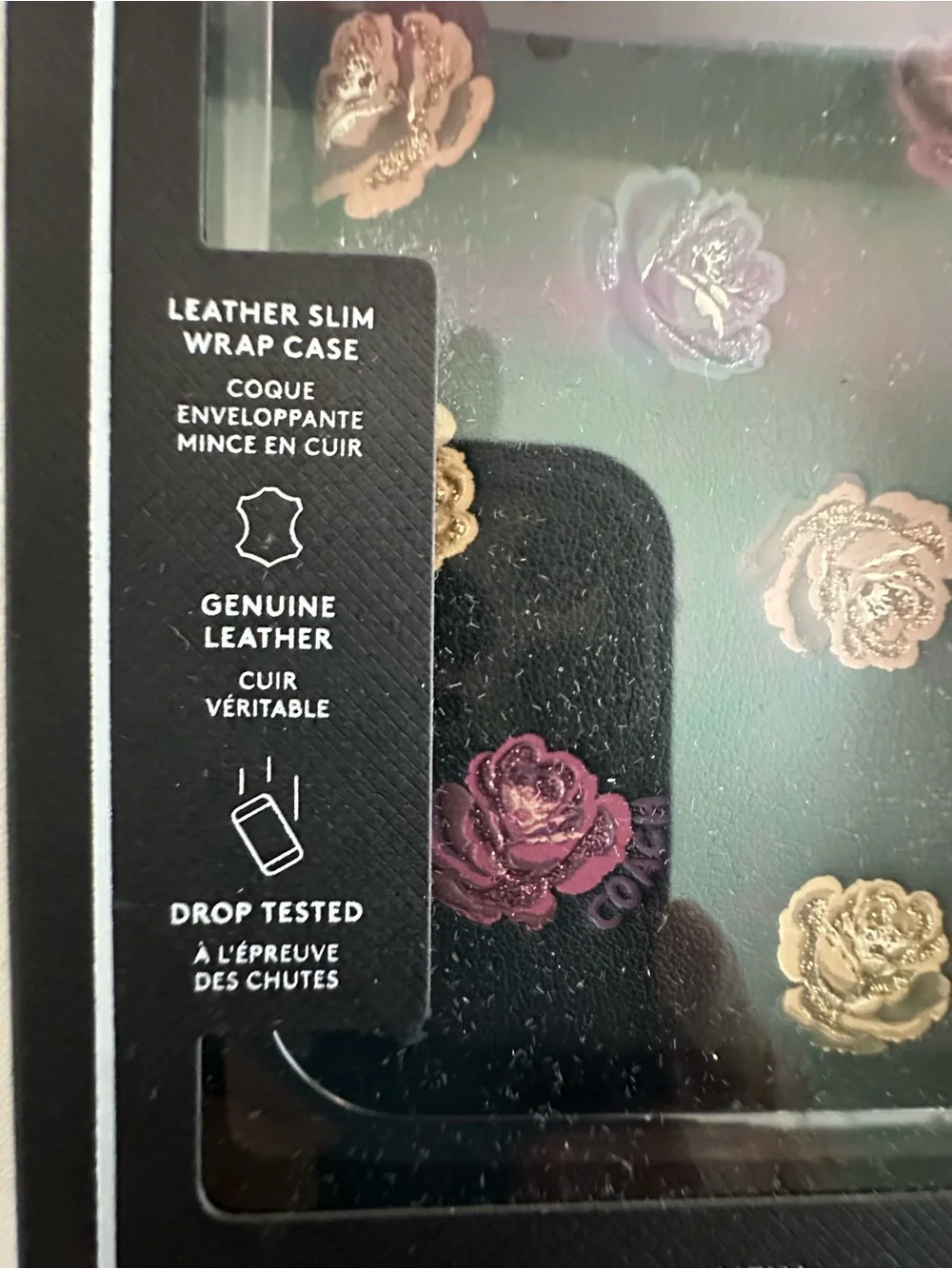 COACH NWT Floral IPhone case.